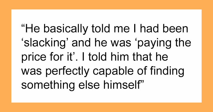 Man Complains About “Paying The Price” And Having To Eat Fast Food While Wife Works Longer Shifts
