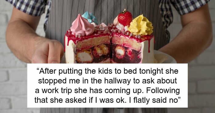 Guy Upset Wife Threw Away The Cake He Bought For Her, But Gets More Angry As She Doesn’t Apologize