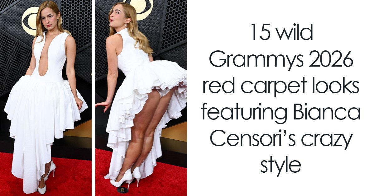 15 Wild Grammys 2026 Red Carpet Looks Featuring Bianca Censori's Crazy Style | Bored Panda 15 Wild Grammys 2026 Red Carpet Looks Featuring Bianca Censori's Crazy Style | Bored Panda