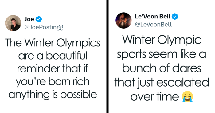 55 Of The Most Savage And Funny Tweets About The 2026 Winter Olympics