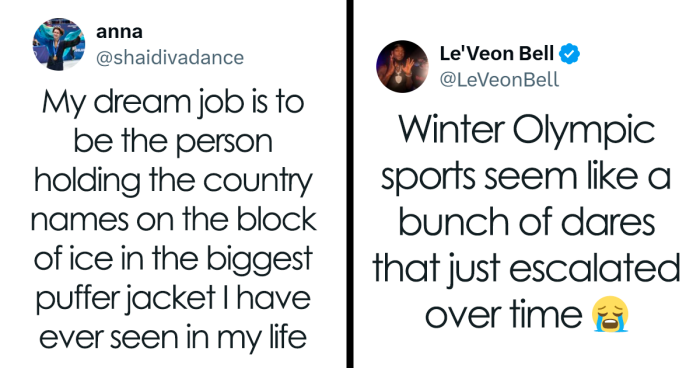 55 Of The Most Savage And Funny Tweets About The 2026 Winter Olympics