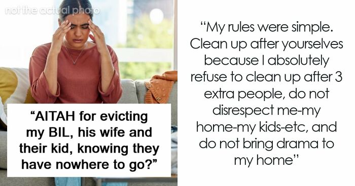 Man Upset SIL Is Evicting Him And His Messy Family When They Have Nowhere To Go
