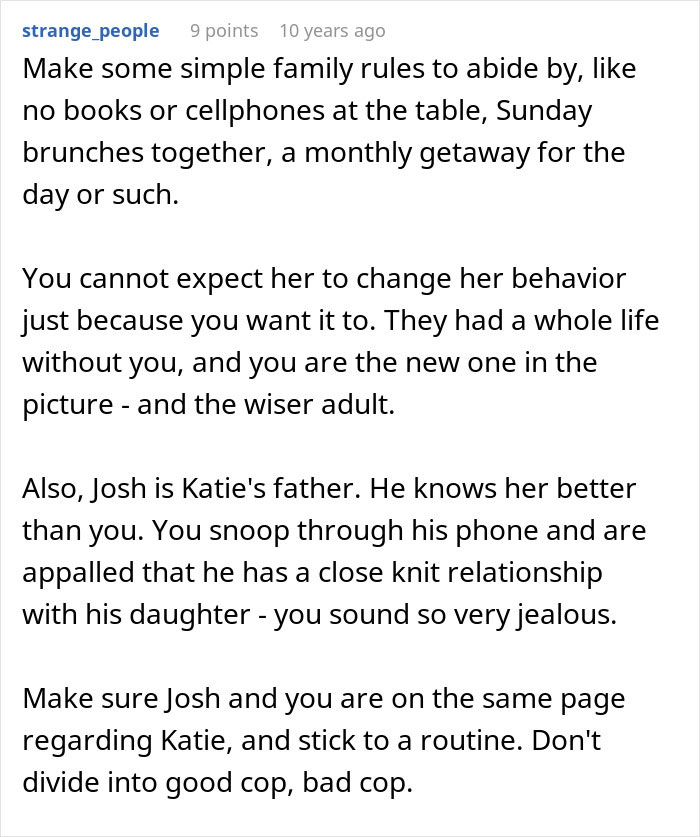 Woman Bashed Online For Turning Into Evil Stepmother For Shy And Introverted 17YO