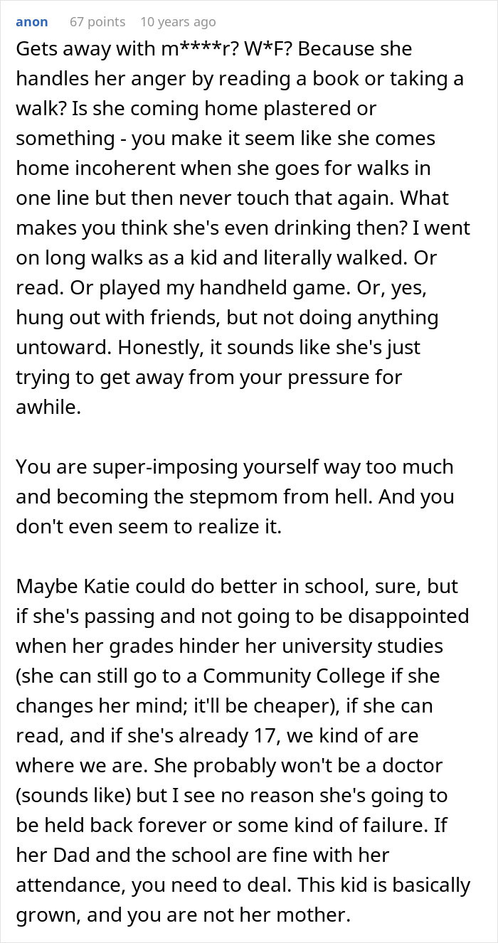 Woman Bashed Online For Turning Into Evil Stepmother For Shy And Introverted 17YO