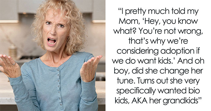 Mom Pressures Childfree Daughter To “Give Birth,” Backtracks Fast When Adoption Enters The Chat