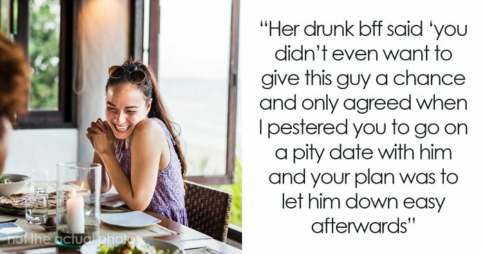 Guy Finds Out His Dream Girl Went On A Date With Him Out Of Pity: “Let Him Down Easy”