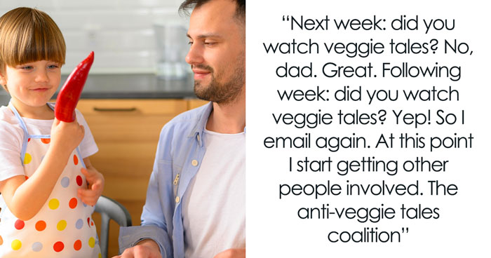 Teacher Caught Secretly Showing Veggie Tales So Dad Destroys Her Career