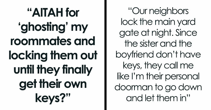 Woman Tired Of Getting Locked Out Of Her House By Lazy Housemates, Teaches Them A Lesson