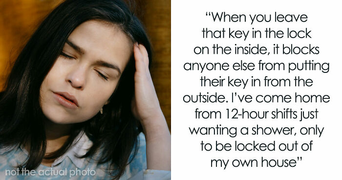 Woman Tired Of Getting Locked Out Of Her House By Lazy Housemates, Teaches Them A Lesson