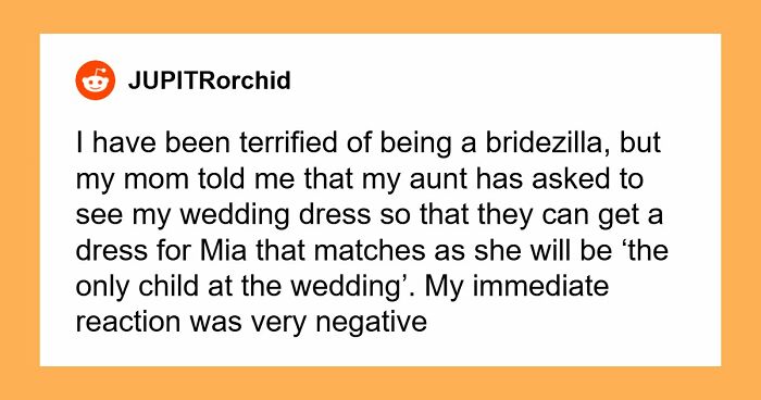 “A Little Annoying”: Attention-Seeking Mom Wants To Dress 3YO Daughter In Same Dress As The Bride