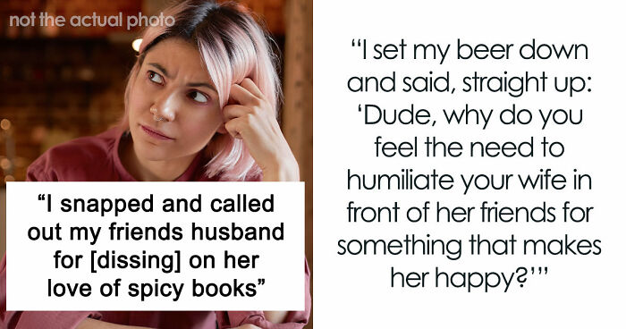 Woman’s Enjoyment Of “Spicy Books” Causes A Stir At A Party That Left Her Husband Humiliated