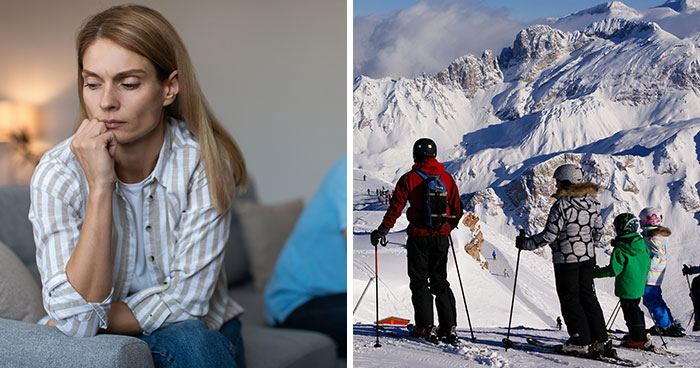 Woman Panics After Partner Who Makes 5x Her Salary Leaves Her Son Without A Ski Pass