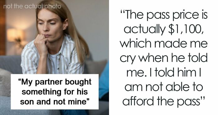 Woman Panics After Partner Who Makes 5x Her Salary Leaves Her Son Without A Ski Pass