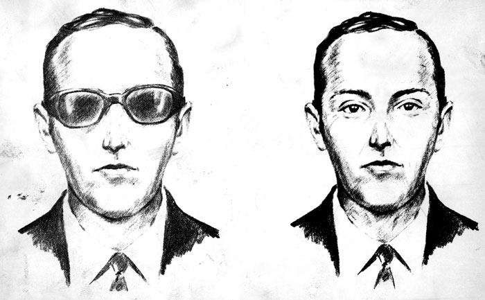 Sketches of infamous 1971 plane hijacker DB Cooper used by FBI in investigation of ransom money disappearance. Sketches of infamous 1971 plane hijacker DB Cooper used by FBI in investigation of ransom money disappearance.