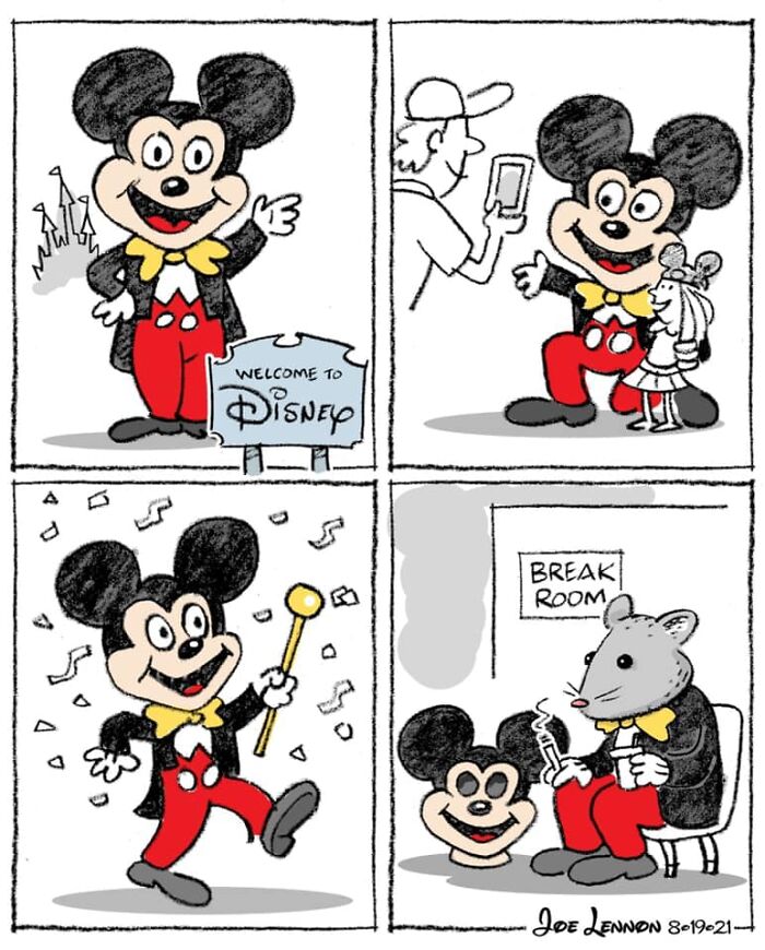 This Artist Turns Pop Culture Icons Into Clever, Unexpected One-Panel Jokes (50 New Comics)