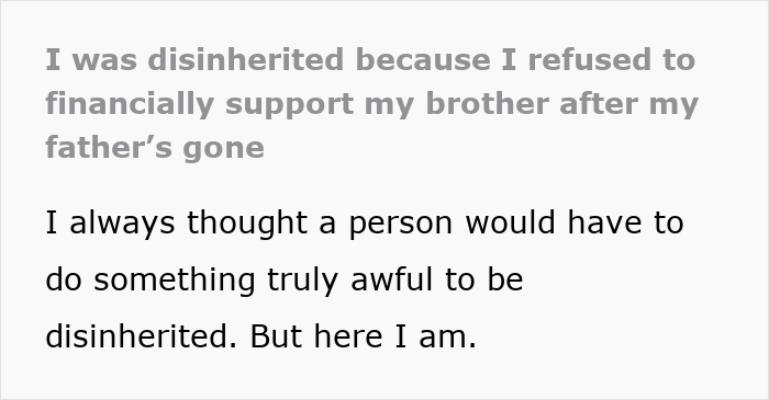 Dad Expects Daughter To Support Moocher Bro After He's Gone, Kicks Her Out Of Will As She Says No