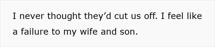 Alt text: Sad person expressing feelings of failure as grandparents kick young family out over toddler and medical school conflict