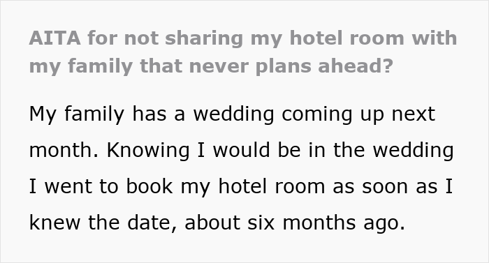 Family Ignores All Booking Warnings, Then Demands To Stay With Couple In Their Hotel Room
