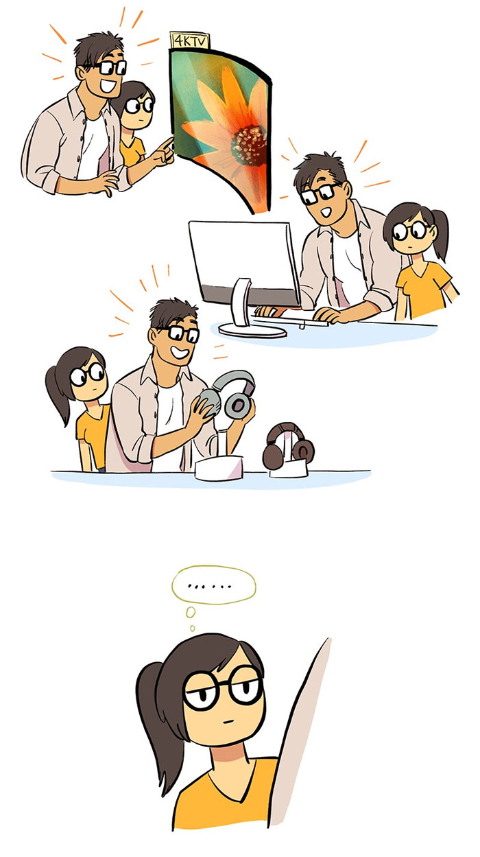 We Selected 50 Of The Funniest “It Guy & Art Girl” Relationship Comics By Bonnie Pang