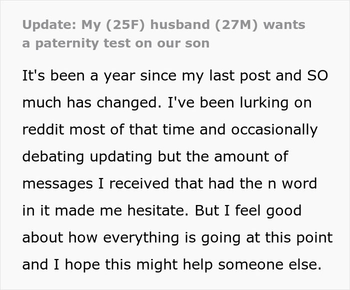 O homem imediatamente faz um teste secreto de paternidade para o bebê recém-nascido e testa a esposa pedindo um. O homem imediatamente faz um teste secreto de paternidade para o bebê recém-nascido e testa a esposa pedindo um.