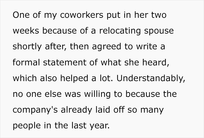 Text excerpt from a story where a woman is confused about how coworkers know personal details, linked to her therapist being her boss&rsquo;s husband.