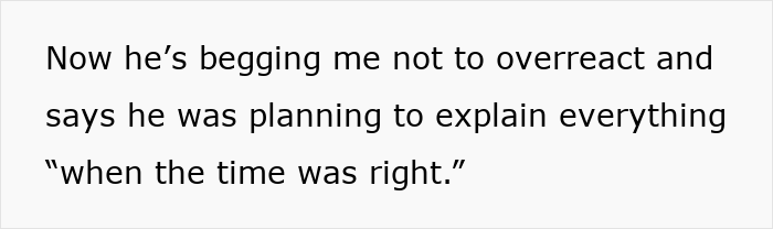 “Meu estômago caiu”: o mundo da mulher desmorona depois de saber sobre a vida dupla do namorado