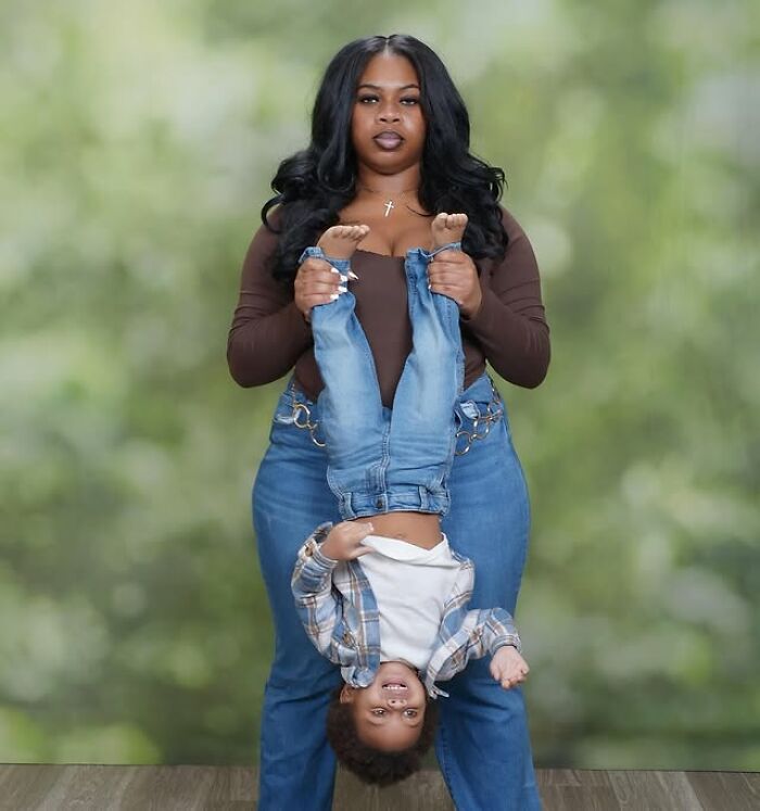 This Mom’s Deadpan Photoshoot With Her Son Is Going Viral, And The Contrast Is Pure Comedy Gold (39 Pics)-Interview