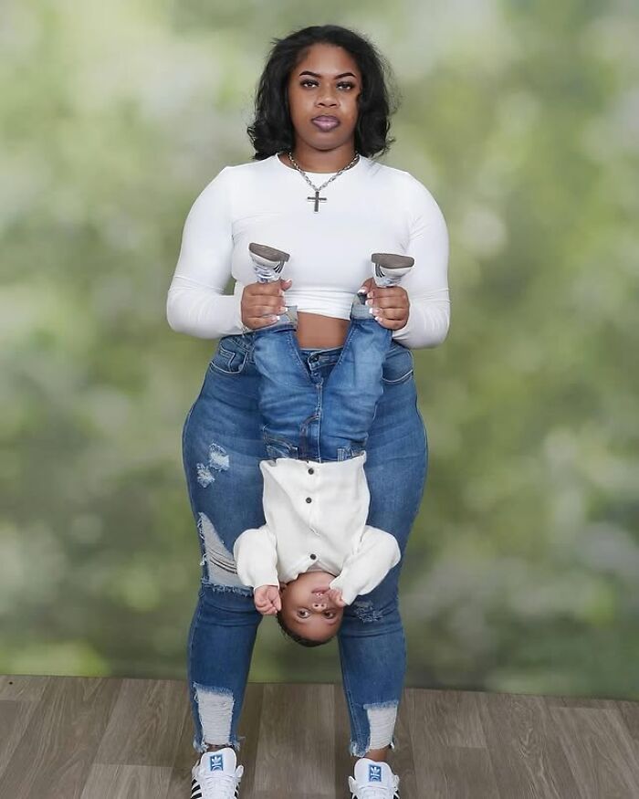 This Mom’s Deadpan Photoshoot With Her Son Is Going Viral, And The Contrast Is Pure Comedy Gold (39 Pics)-Interview