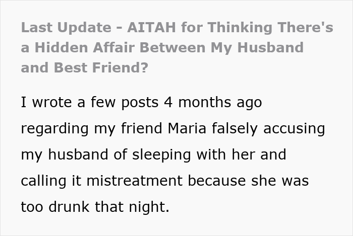 Wife suspects hidden affair after seeing husband shirtless with best friend and hearing suspicious moaning sounds.