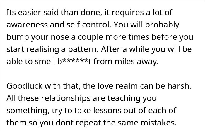 Text about a woman trying to coexist with her boyfriend&rsquo;s female friend, facing challenges and regrets in the relationship.