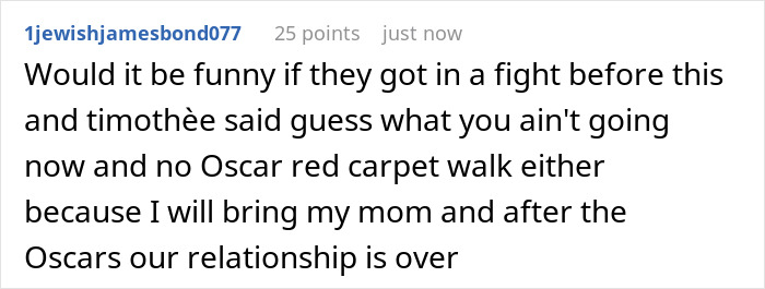 Timoth&eacute;e Chalamet at the Actor Awards with his date, sparking rumors and wild theories about their relationship.