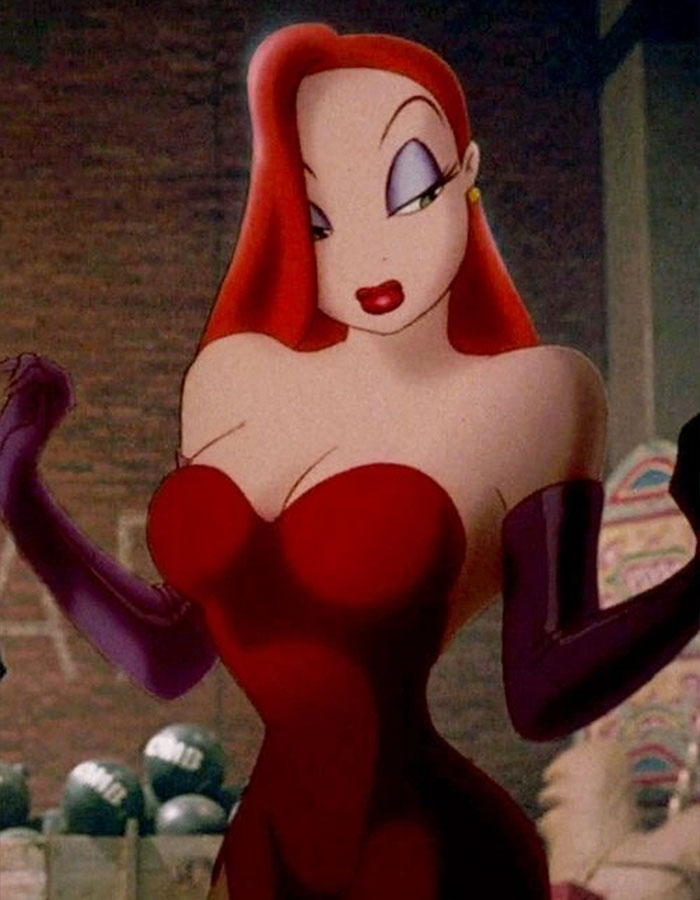 Animated woman in a red dress and purple gloves resembling Kylie Jenner’s Oscars outfit facing backlash for inappropriate style. Animated woman in a red dress and purple gloves resembling Kylie Jenner’s Oscars outfit facing backlash for inappropriate style.