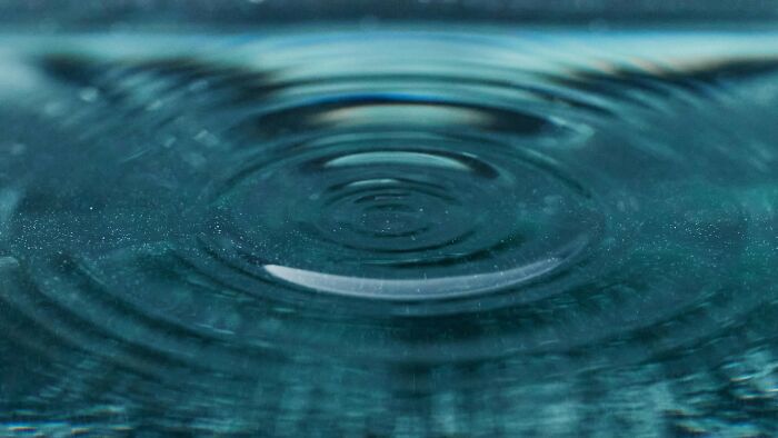 Close-up of water ripples on a dark surface, illustrating common childhood experiences everyone thought were unique.