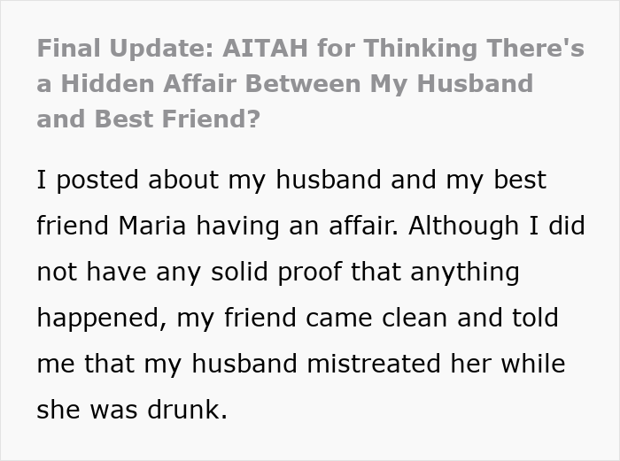 Wife discovers husband shirtless with bestie naked after hearing moaning, sensing something happened between them.