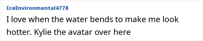 Fan comment on Kylie Jenner’s photos comparing dramatic differences between her personal and public images.