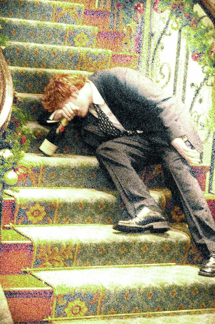 Prince Harry On The Stairs