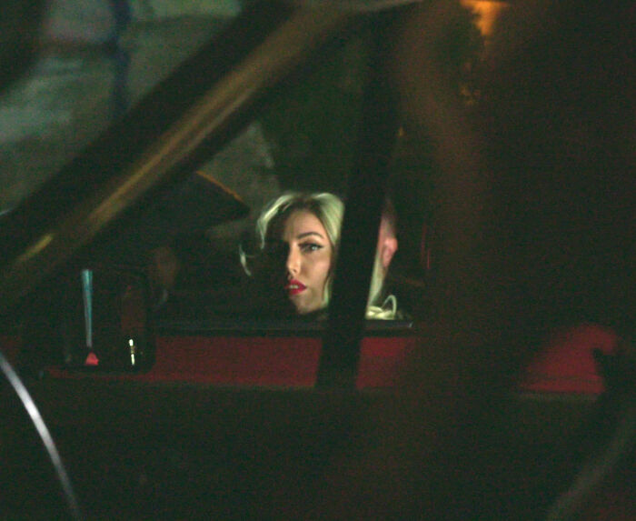 Lady Gaga In The Car