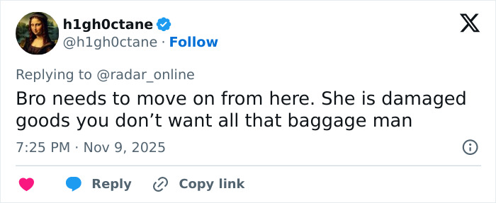 Tweet showing a fan commenting on a Hollywood rumor about Kylie Jenner with boyfriend’s peers whispering behind her back. Tweet showing a fan commenting on a Hollywood rumor about Kylie Jenner with boyfriend’s peers whispering behind her back.