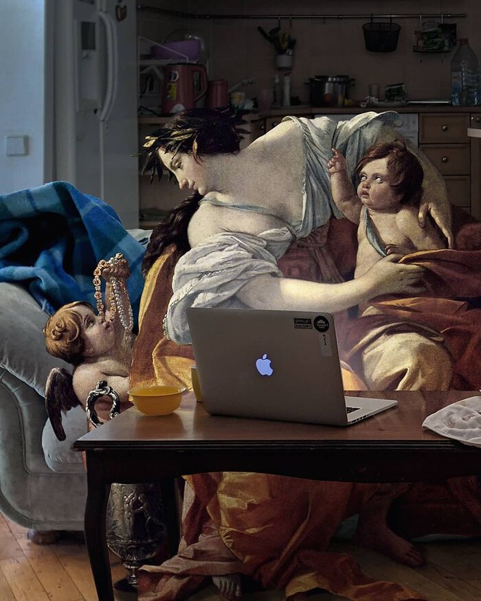 Artist Places People From Classical Paintings Into Modern Reality And They Fit Just Right