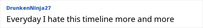 Comment saying everyday frustration with timeline, relating to Gene Simmons causing people quitting internet after what he did to Adam Sandler.
