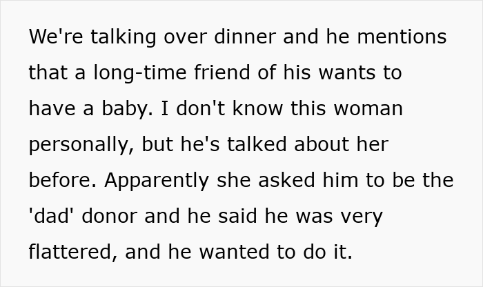 Wife weirded out as husband wants to father ex's child, revealing his dark and twisted secret during dinner conversation.