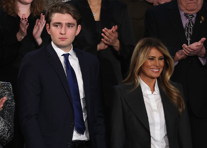 Melania Trump fala sobre vazamento de fotos de Barron e promete consequências