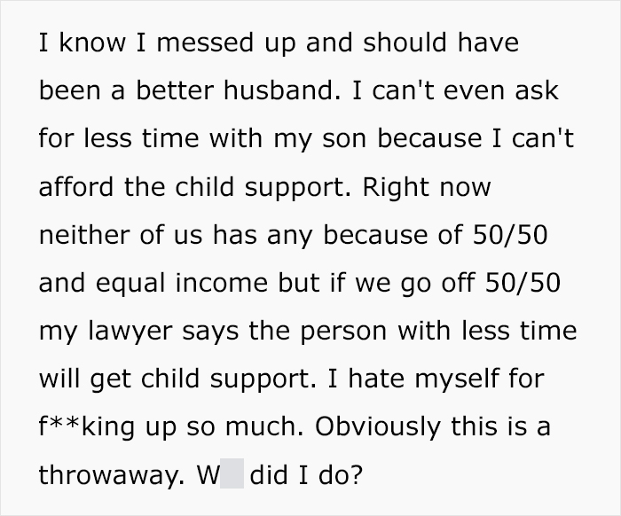 "I Ruined My Marriage": Man Gets A Brutal Reality Check After Learning Wife's Life Is Way Better Without Him