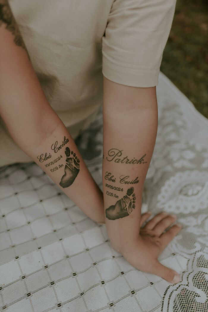 Baby’s Footprint, Name, Or Date