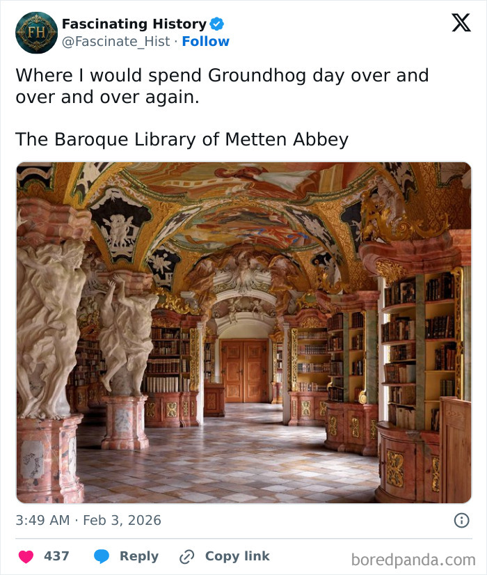 Baroque Library of Metten Abbey showcasing historical treasures that reveal the past was more advanced than imagined.