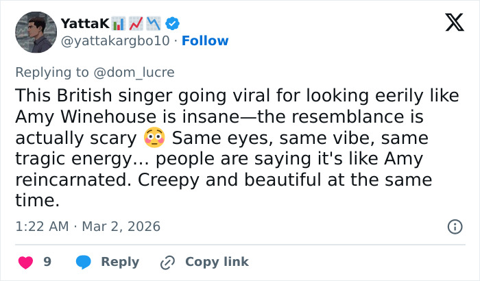 "Jim Carrey's And Amy's Clones": Singer Is Going Viral For Eerie Resemblance To Amy Winehouse "Jim Carrey's And Amy's Clones": Singer Is Going Viral For Eerie Resemblance To Amy Winehouse