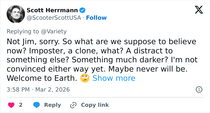 César Awards Breaks Silence On Jim Carrey Conspiracy Theory As Drag Queen Claims He Posed As Him César Awards Breaks Silence On Jim Carrey Conspiracy Theory As Drag Queen Claims He Posed As Him