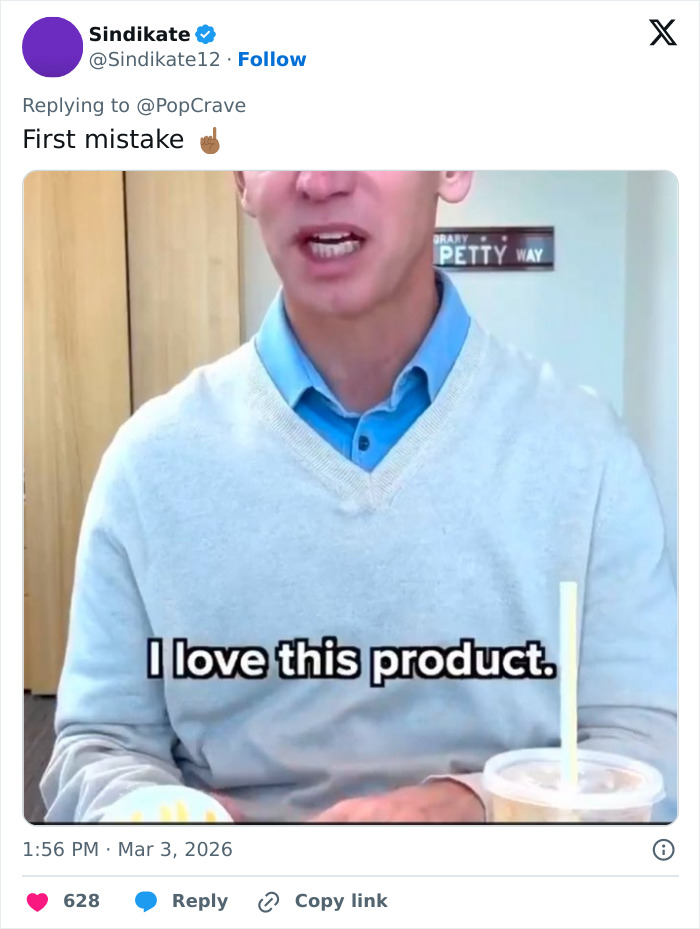 Video Of Burger King Boss Biting Into Whopper Sparks Comparison To McDonald's CEO's Viral Disaster Video Of Burger King Boss Biting Into Whopper Sparks Comparison To McDonald's CEO's Viral Disaster