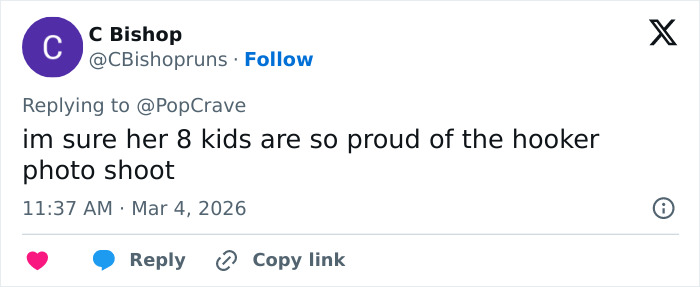 Twitter comment criticizing a photo shoot, sparking discussion about Megan Fox and rumors of a BBL. Twitter comment criticizing a photo shoot, sparking discussion about Megan Fox and rumors of a BBL.