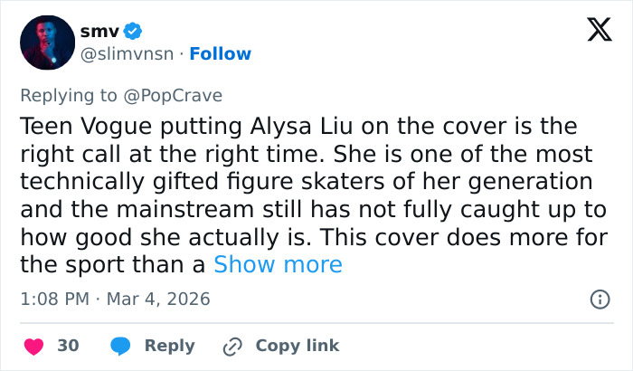 Olympic hero Alysa Liu posing confidently, highlighting her figure skating talent and recent airport experience.